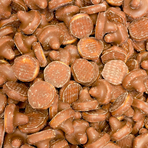 Cogumelos Cobertos de Chocolate