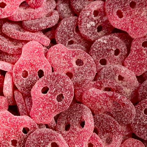 Caveiras Romã e Cereja Ácidas Vegan