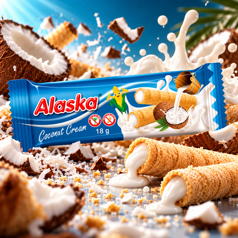Alaska Chocolate Branco e Coco