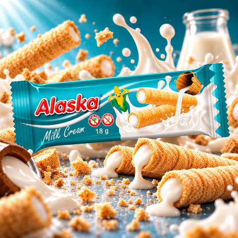 Alaska Chocolate Branco e Leite
