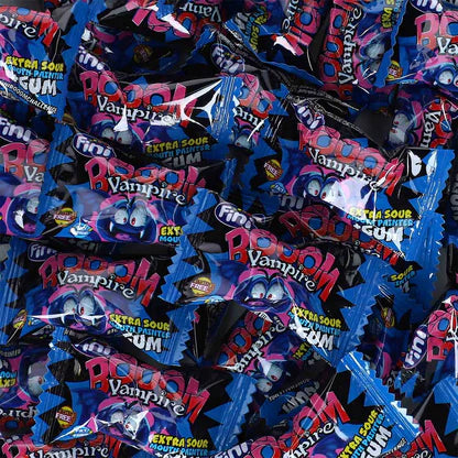 Pastilha Booom Vampire Super Ácidas e Pinta Línguas