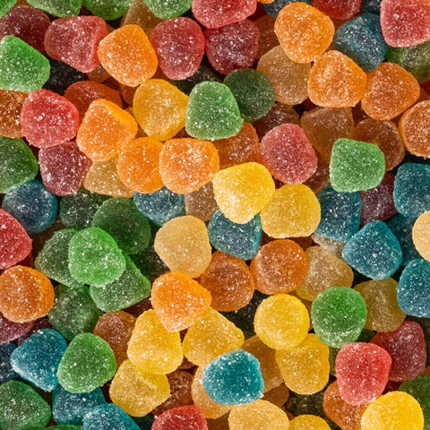 Lágrimas Frutas Multicolor Açúcar - GomaGoma