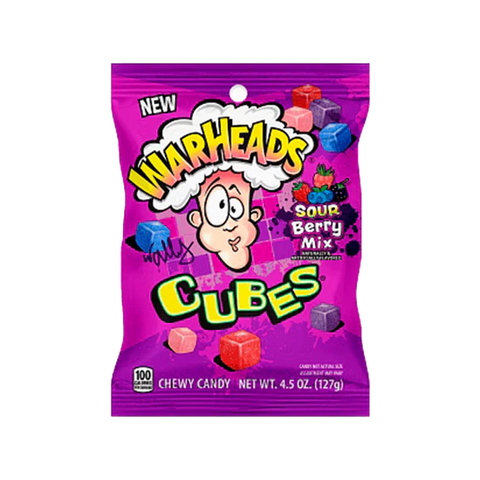 Warheads Cubes Sour Berry Mix Bag - GomaGoma