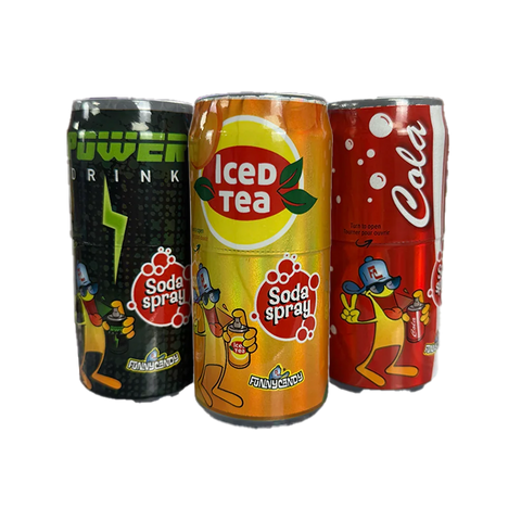 Spray Monster, Coca Cola ou Ice Tea