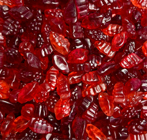 Mini Framboesas de Morango Brilho