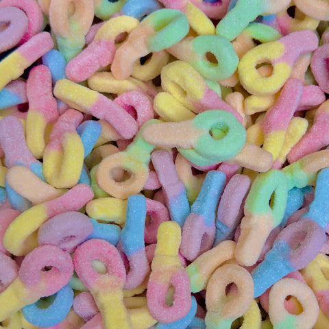 Chupetas Multicolor Foam Ácidas