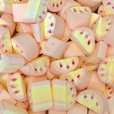 Pêssego Marshmallow Recheadas