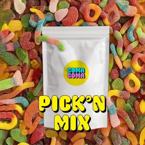 🍬 FAZ O TEU MIX 1KG – 10 escolhas. 1 saco gigante.