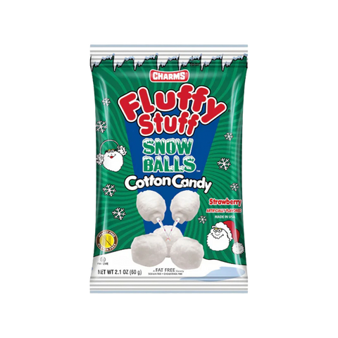 Charms Fluffy Stuff Snow Balls Cotton Candy